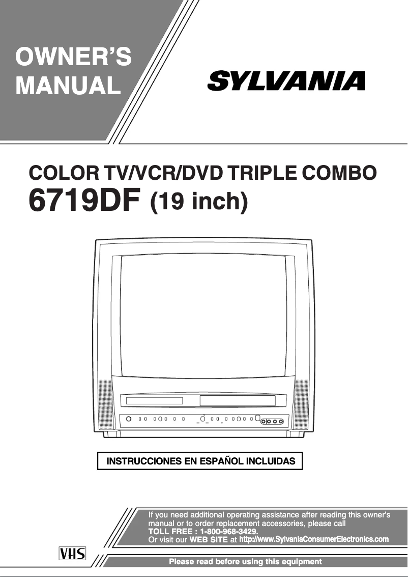 First page image of the manual for 6719DF