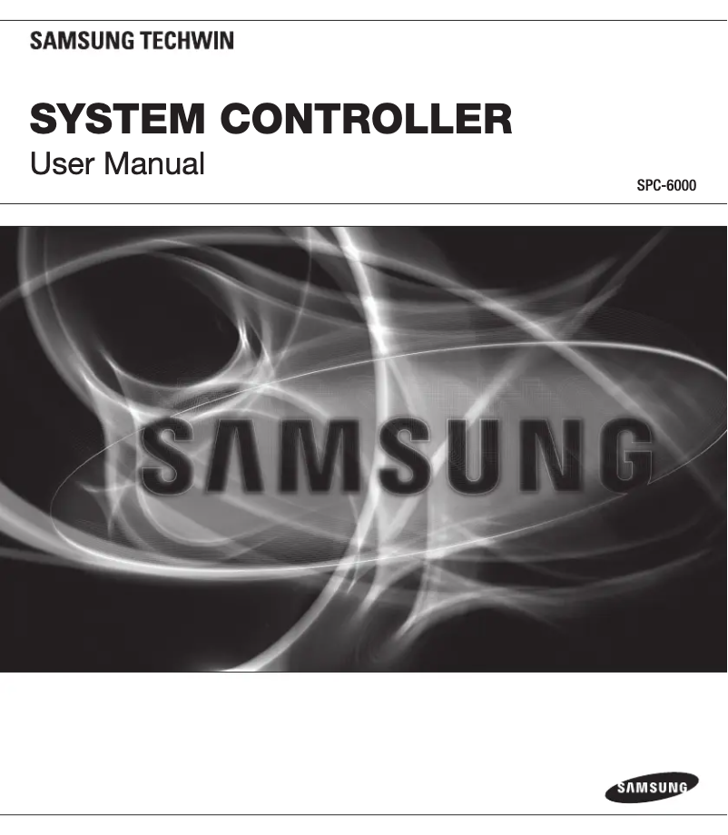 First page image of the manual for SPC-6000