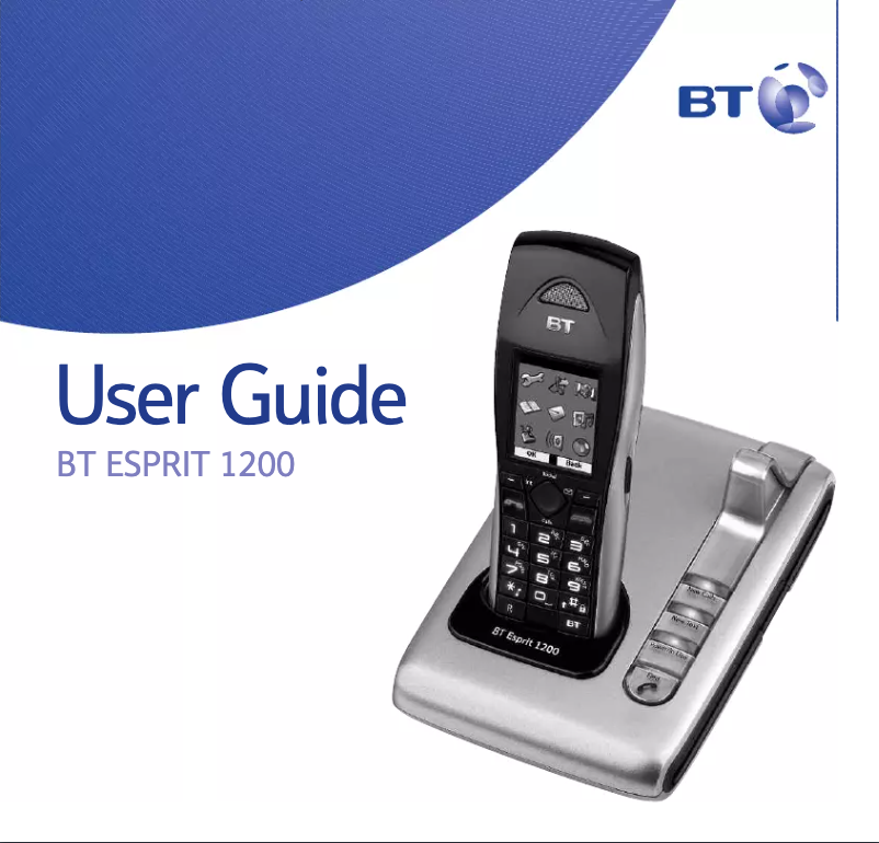 First page image of the manual for Esprit 1200