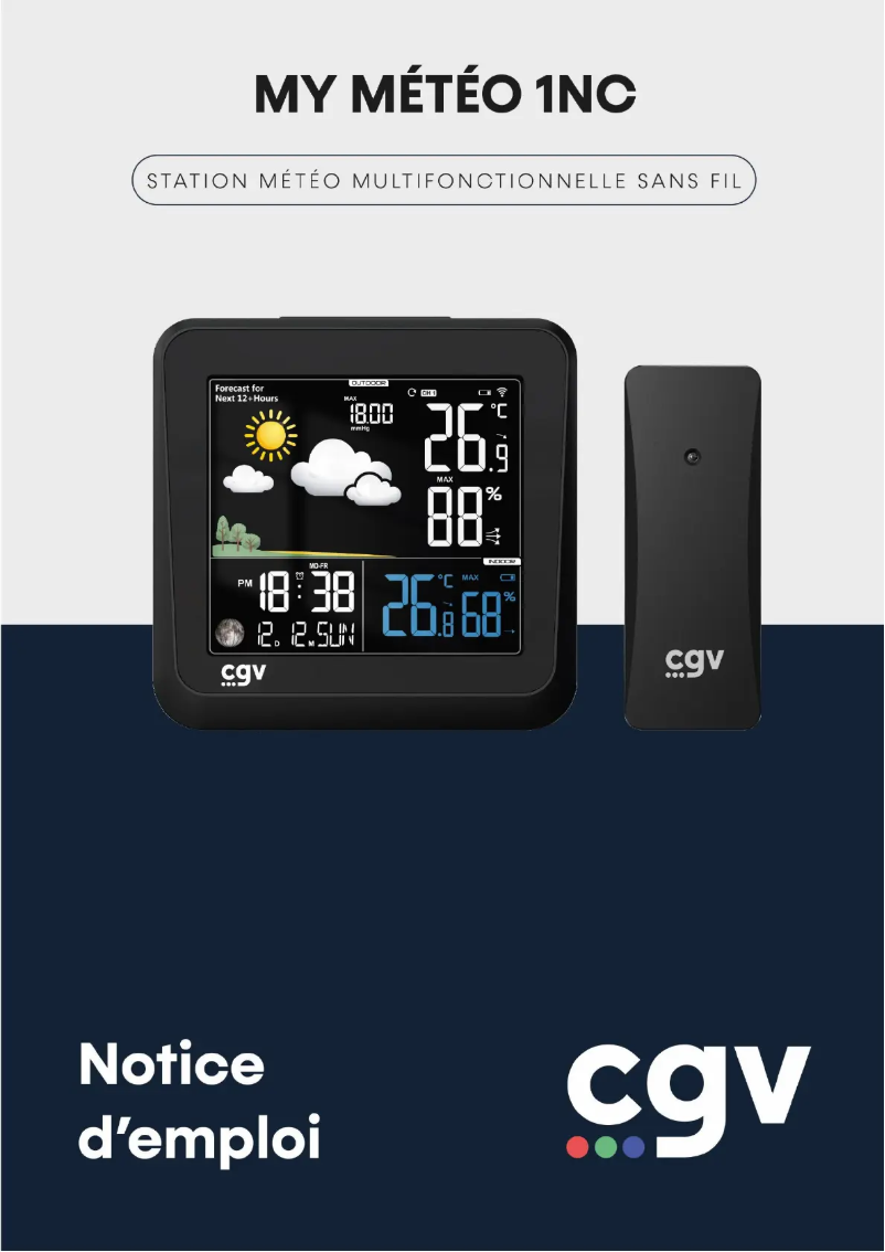 First page image of the manual for My Météo 1NC
