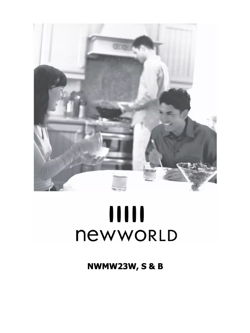 Page 1 of the manual User Manual New World NWMW23W