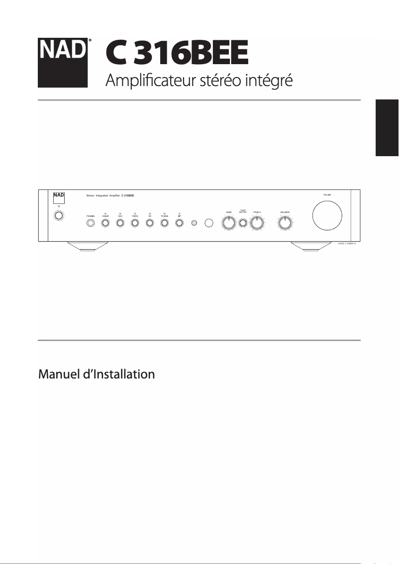 First page image of the manual for C 316BEE V2