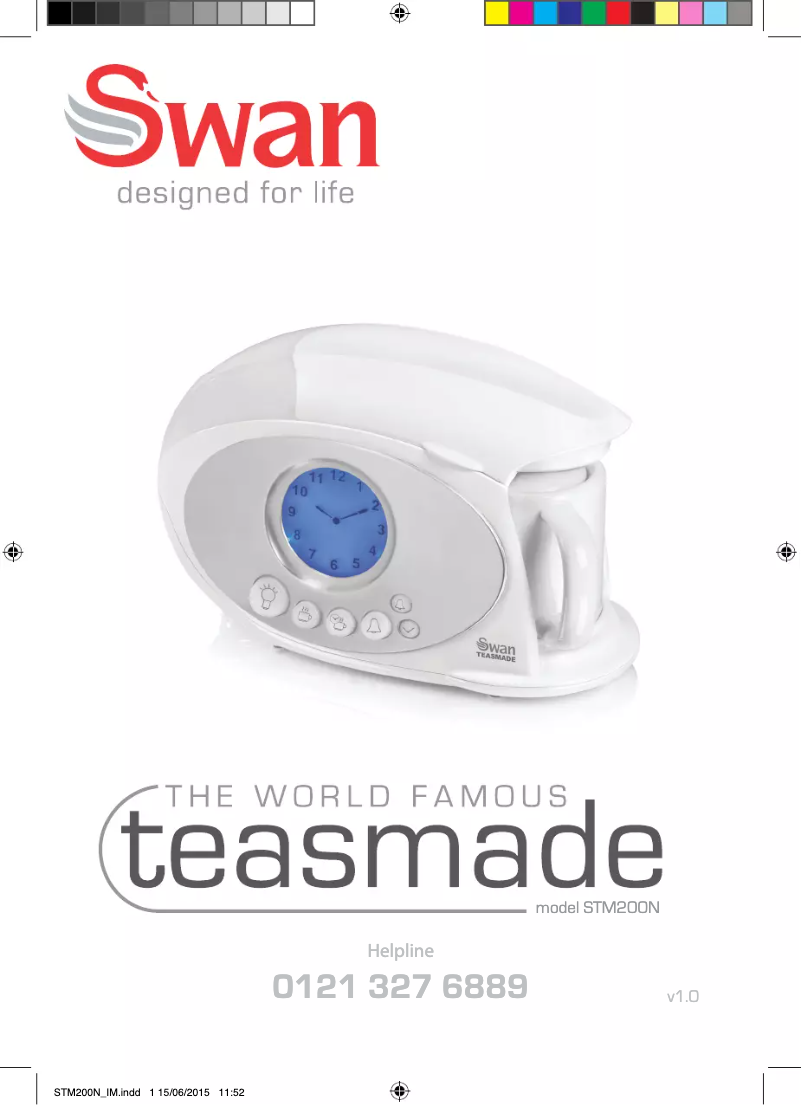 Page 1 of the manual User Manual Swan STM200N