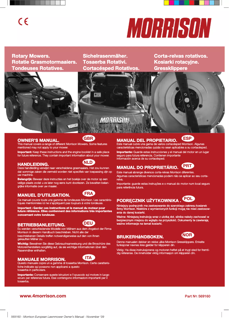 Page 1 of the manual User Manual Morrison Typhoon 530