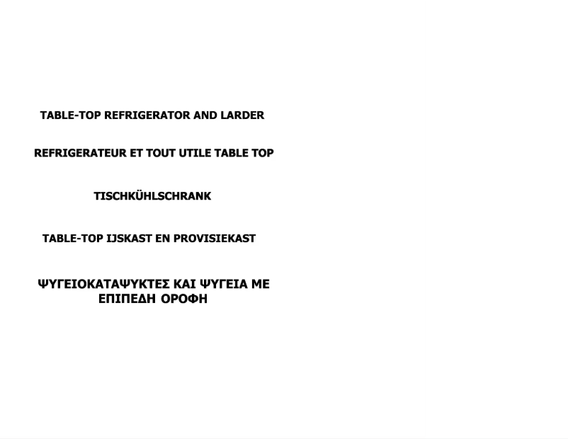 First page image of the manual for FR CFO185A