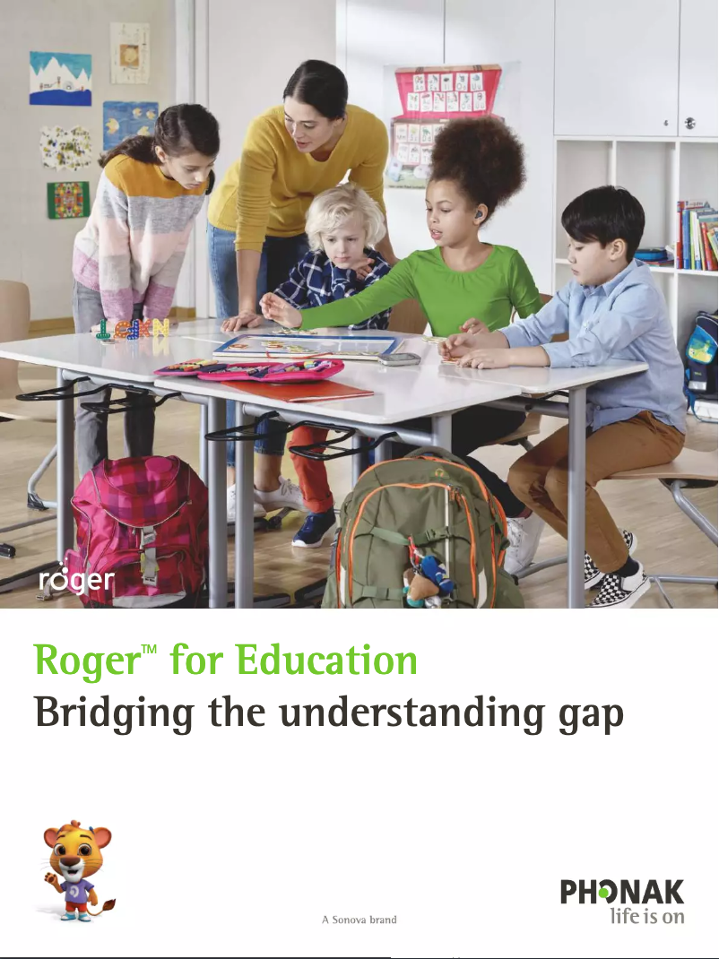 First page image of the manual for Roger Touchscreen Mic