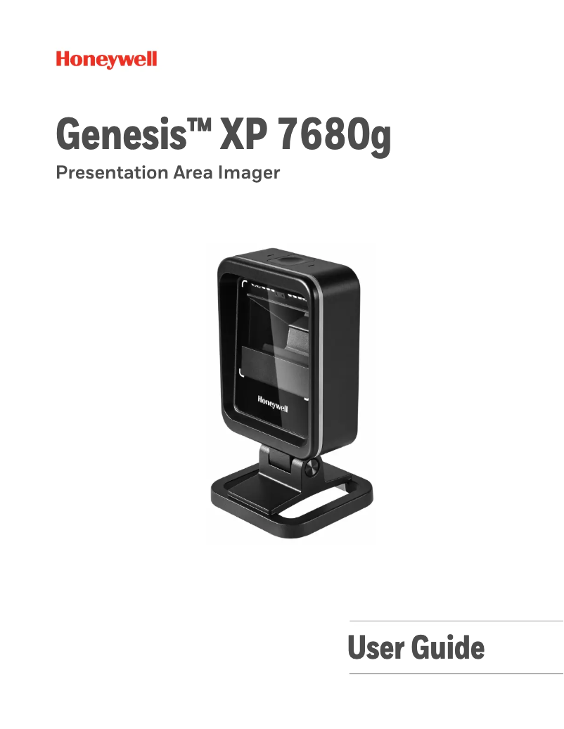 First page image of the manual for Genesis XP 7680g