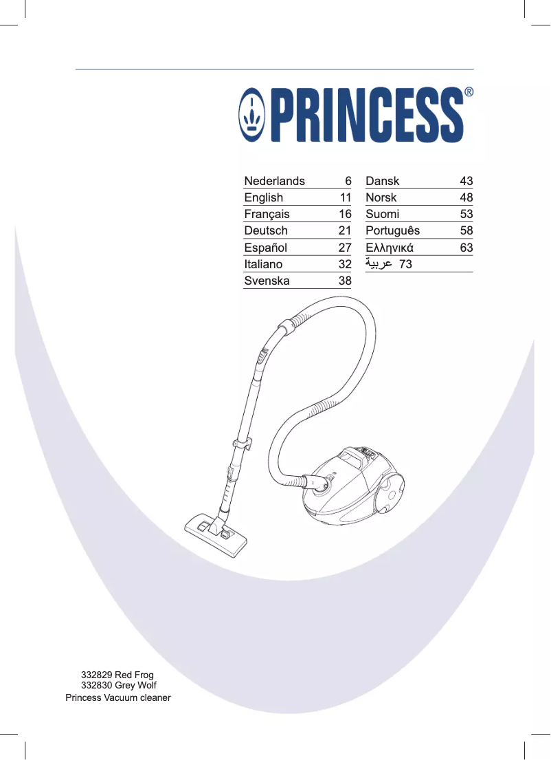 Page 1 of the manual User Manual Princess 332830 Grey Squirrel