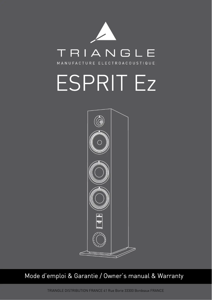 First page image of the manual for Esprit Australe Ez