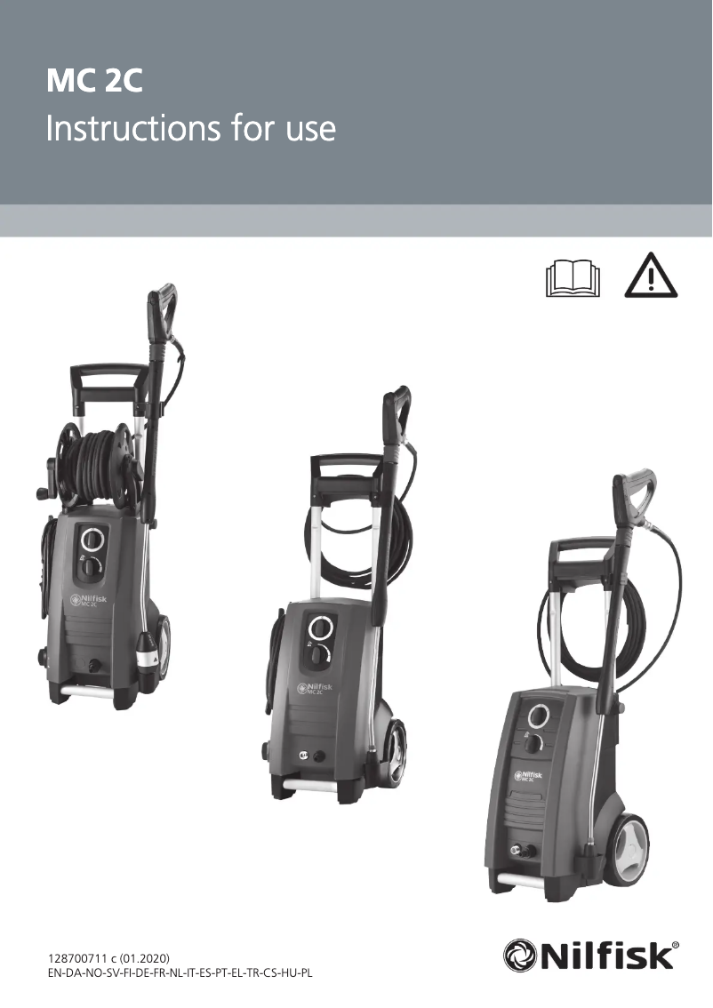 First page image of the manual for MC 2