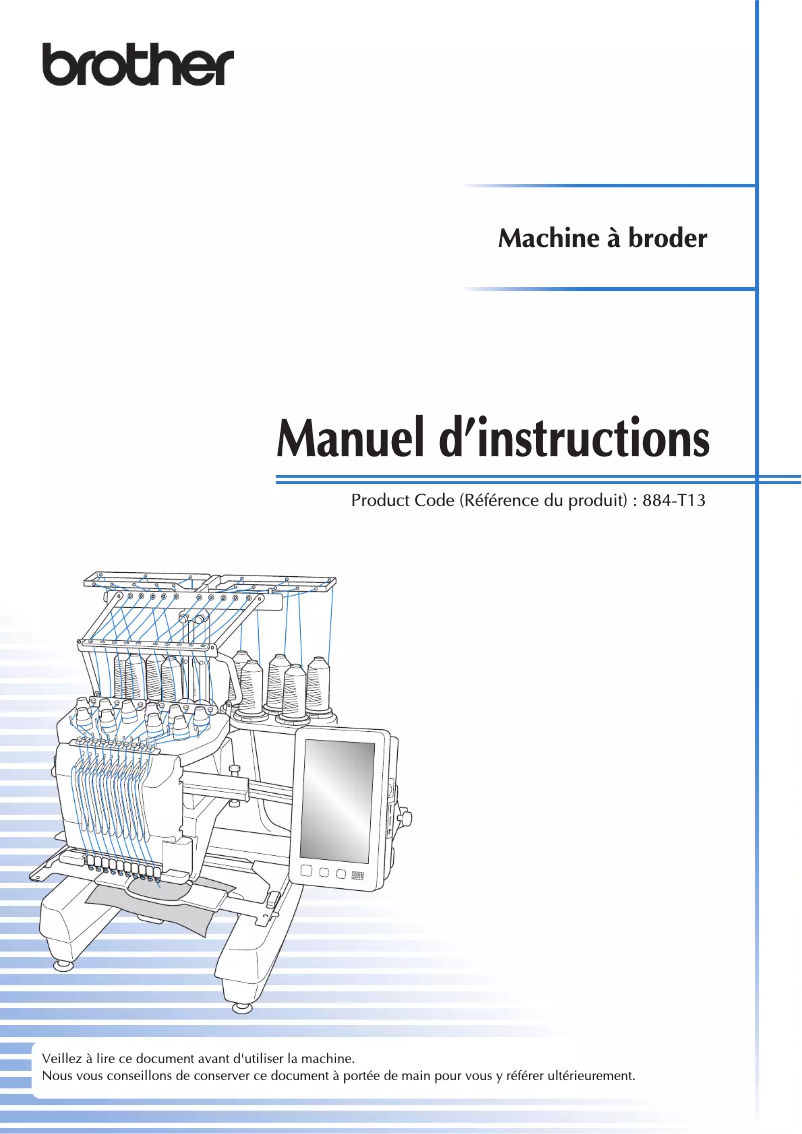 First page image of the manual for PR1050X