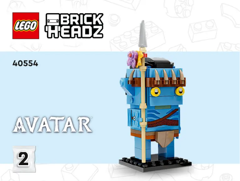 Page 1 of the manual User Manual Lego Brickheadz 40554