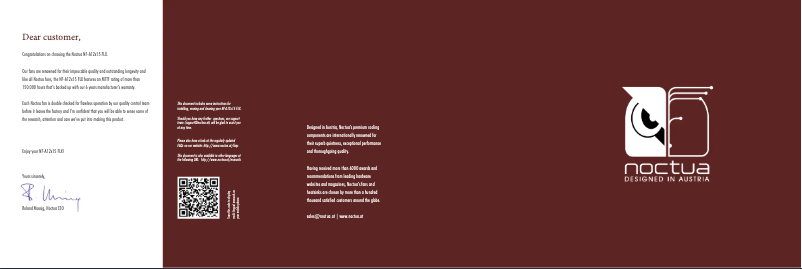 Image de la première page du manuel de l'appareil NF-A12x15 FLX