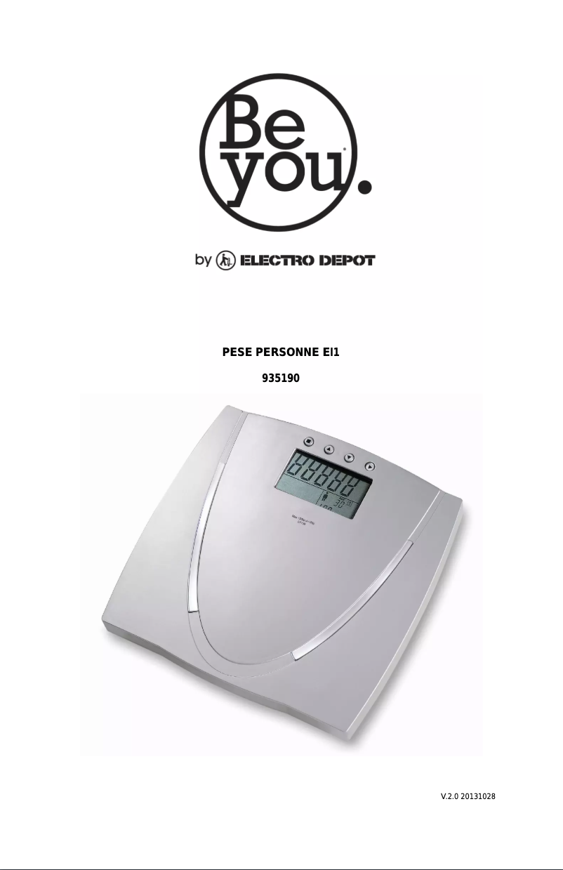 Page 1 of the manual User Manual BeYou EI1