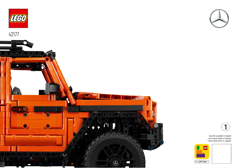 Page 1 of the manual User Manual Lego Technic 42177
