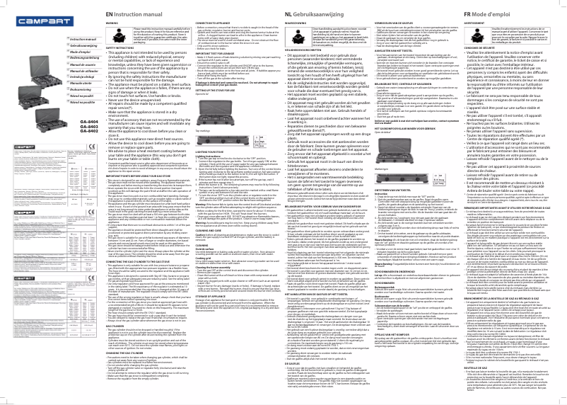 First page image of the manual for GA-8403