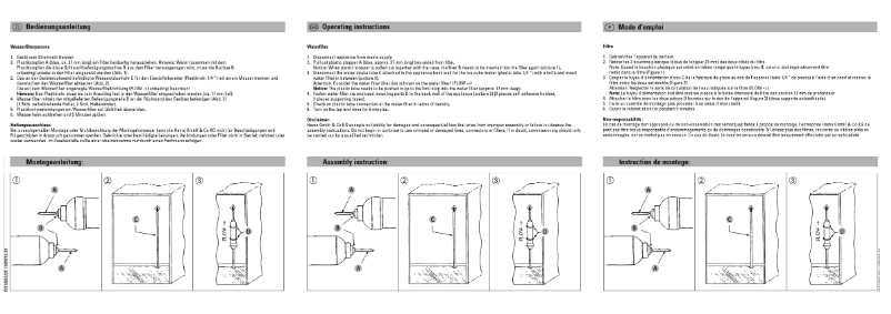First page image of the manual for 00110892