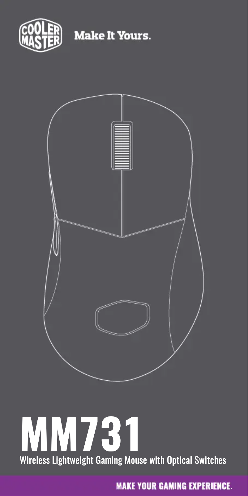 Page 1 of the manual User Manual Cooler Master MM731