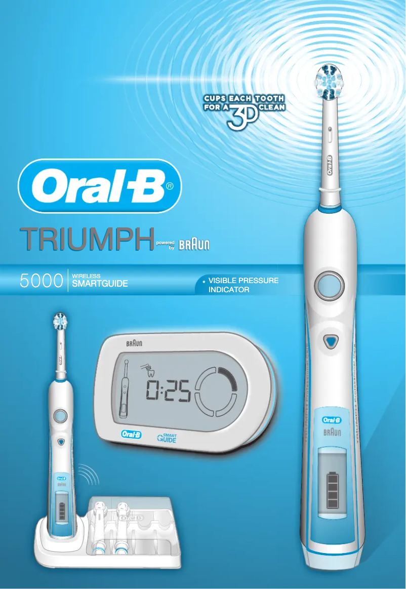 First page image of the manual for Oral-B Pro 5000