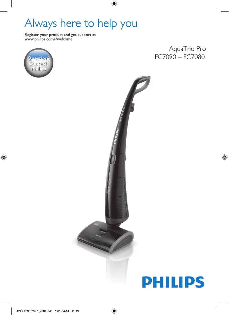 First page image of the manual for AquaTrio Pro FC7088