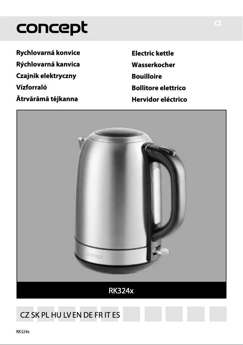 Page 1 of the manual User Manual Concept RK3241