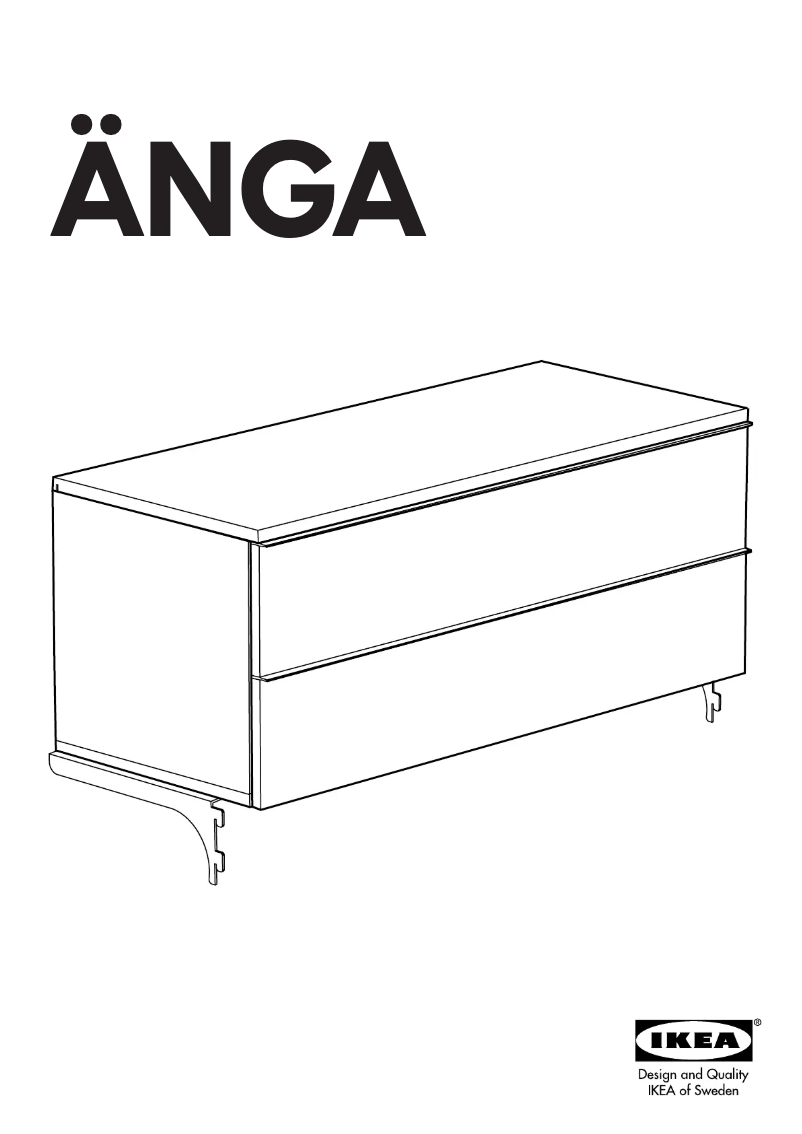 Page 1 of the manual User Manual Ikea ANGA