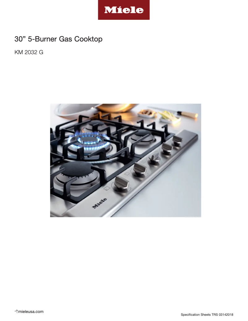 First page image of the manual for KM 2032 G