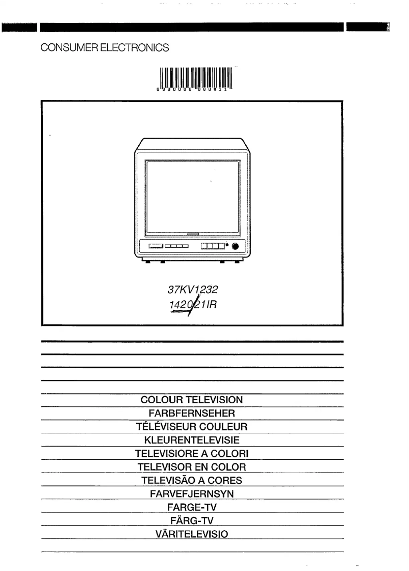 Page 1 of the manual User Manual Aristona 37KV1232