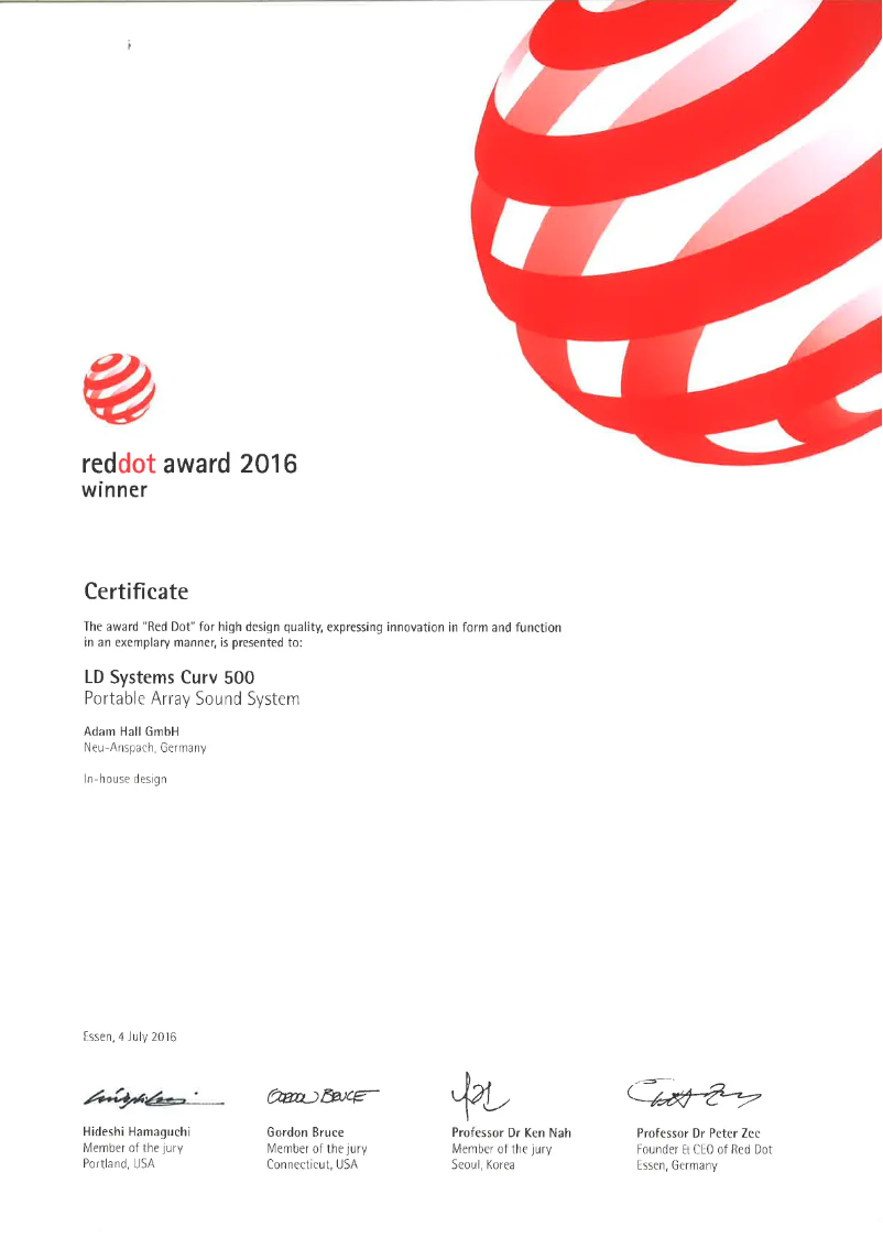 Image de la première page du manuel de l'appareil CURV 500 PS