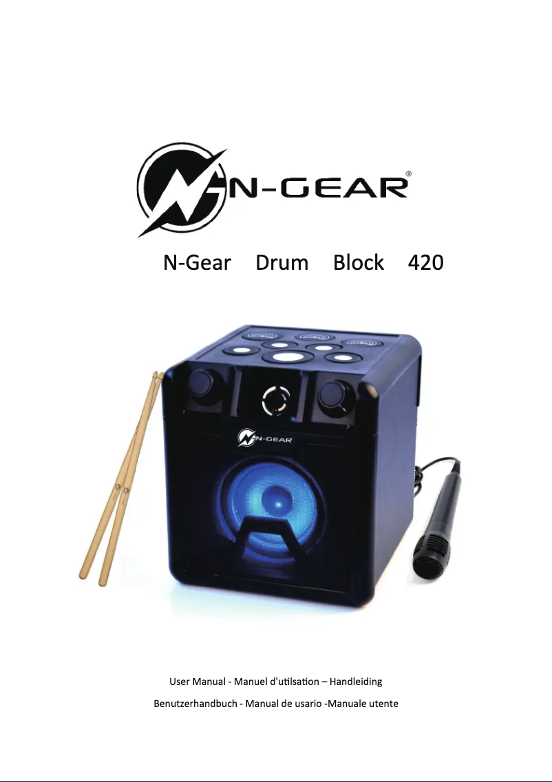 First page image of the manual for Drum Block 420
