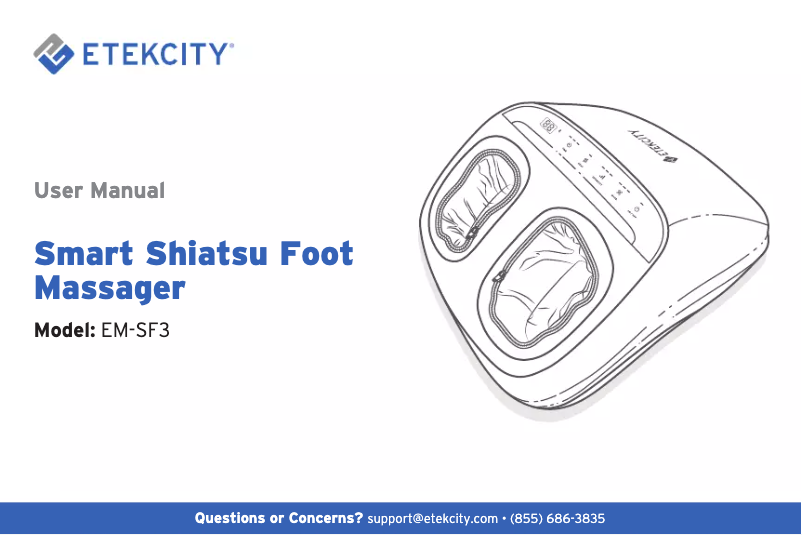 Page 1 of the manual User Manual Etekcity EM-SF3
