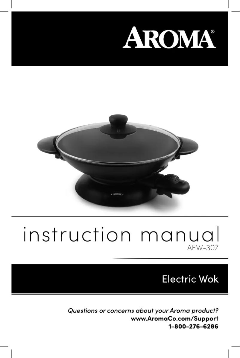 First page image of the manual for AEW-307