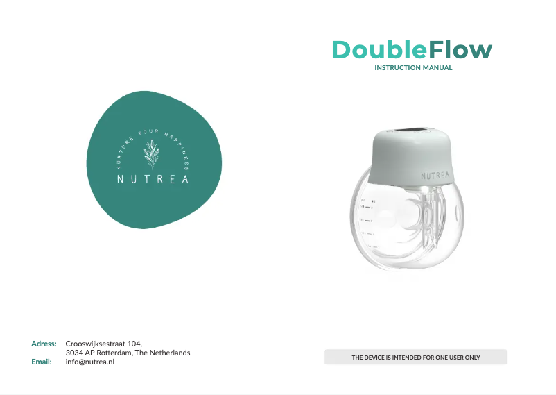 First page image of the manual for EasyFlow