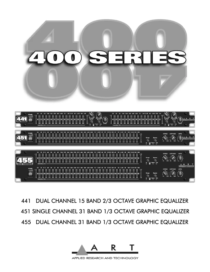 First page image of the manual for 455