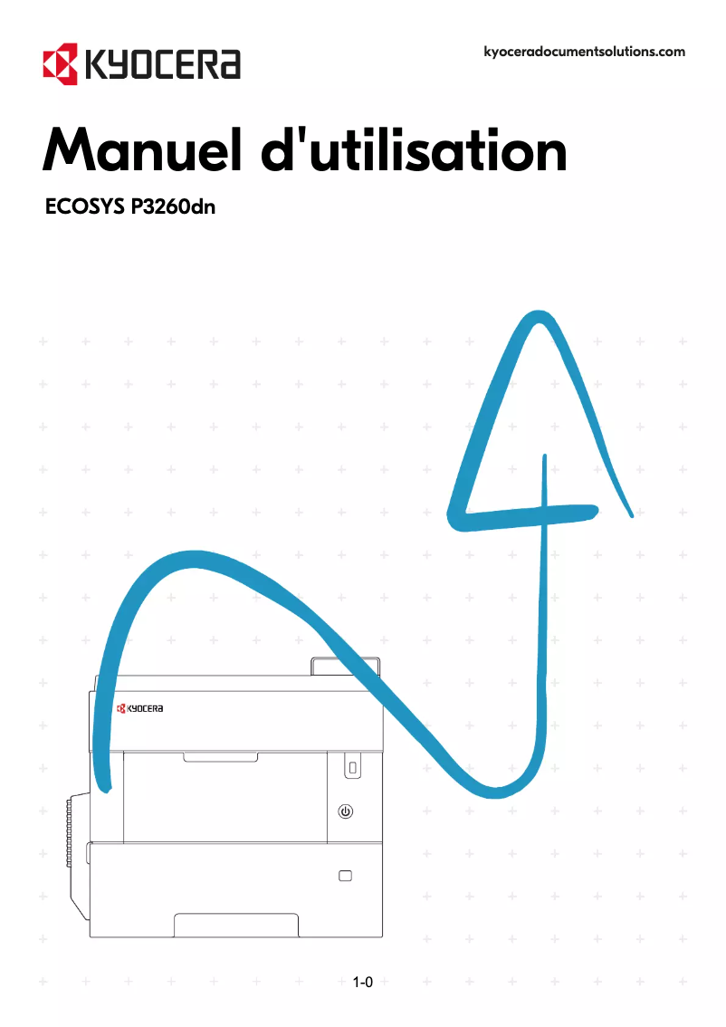 First page image of the manual for ECOSYS P3260dn