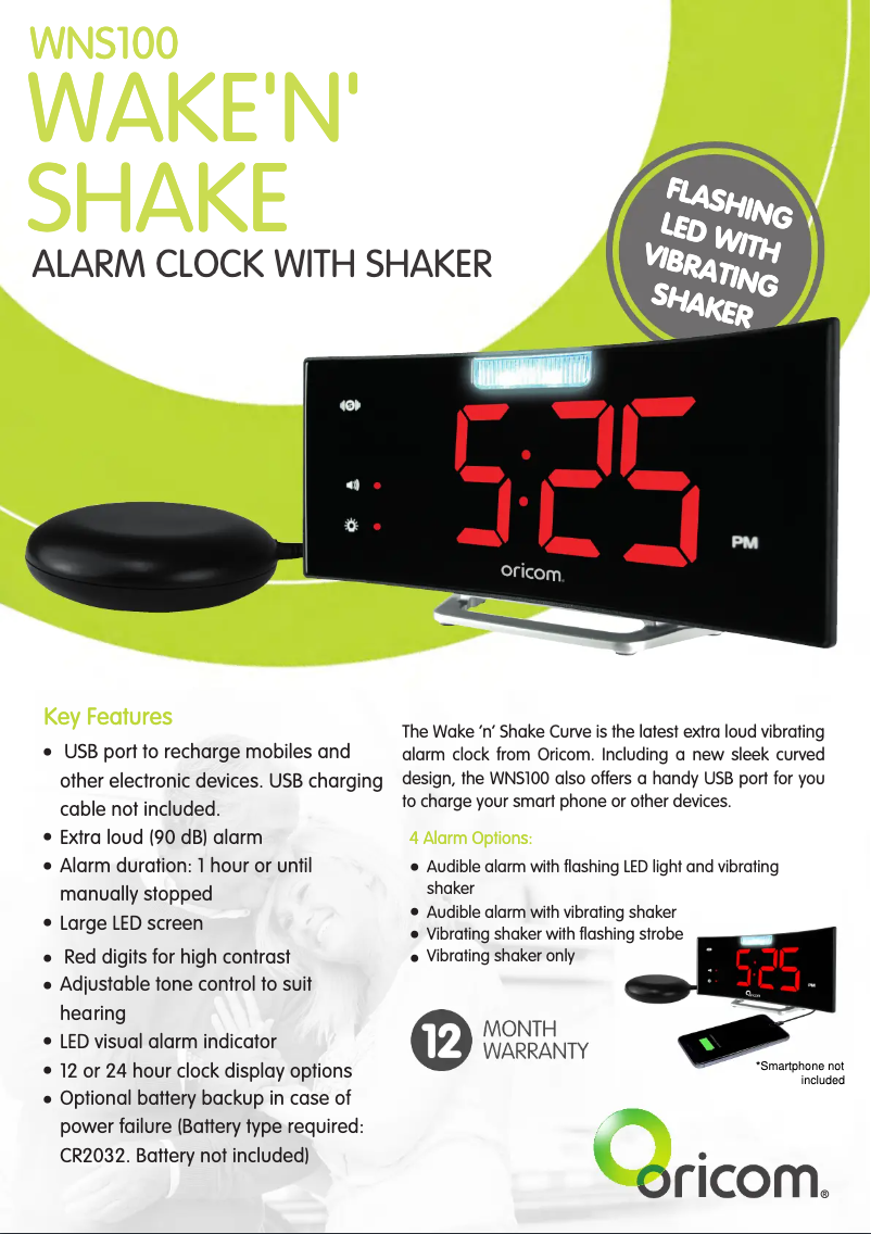 Image de la première page du manuel de l'appareil WNS100