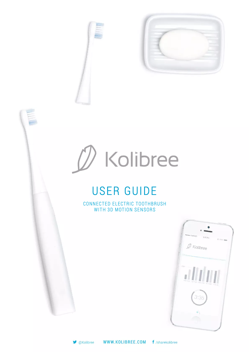 Page 1 of the manual User Manual Kolibree Bluetooth