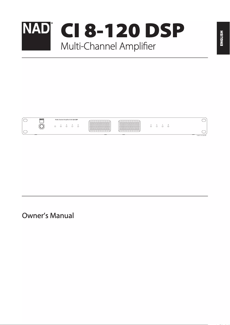 First page image of the manual for CI 8-120 DSP