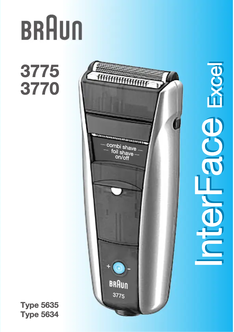 First page image of the manual for InterFace Excel 3770