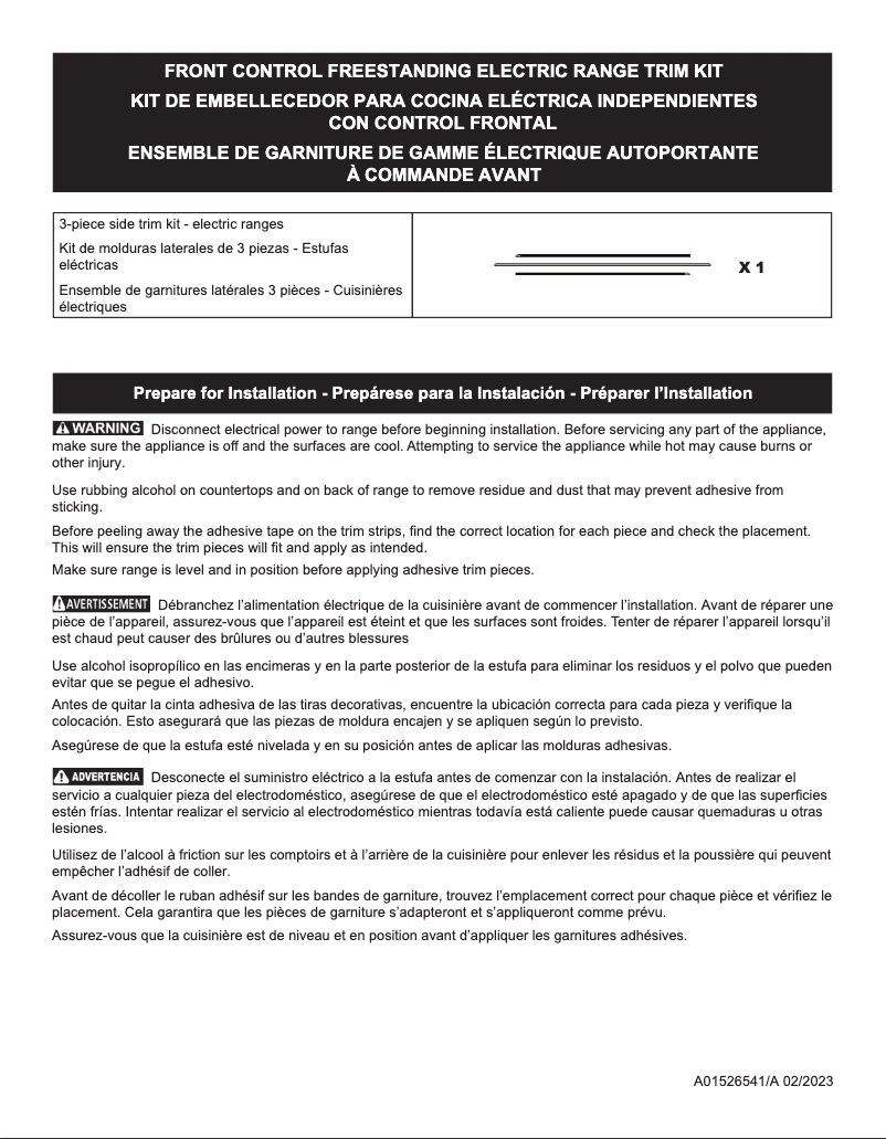 First page image of the manual for 11NBSTELDS