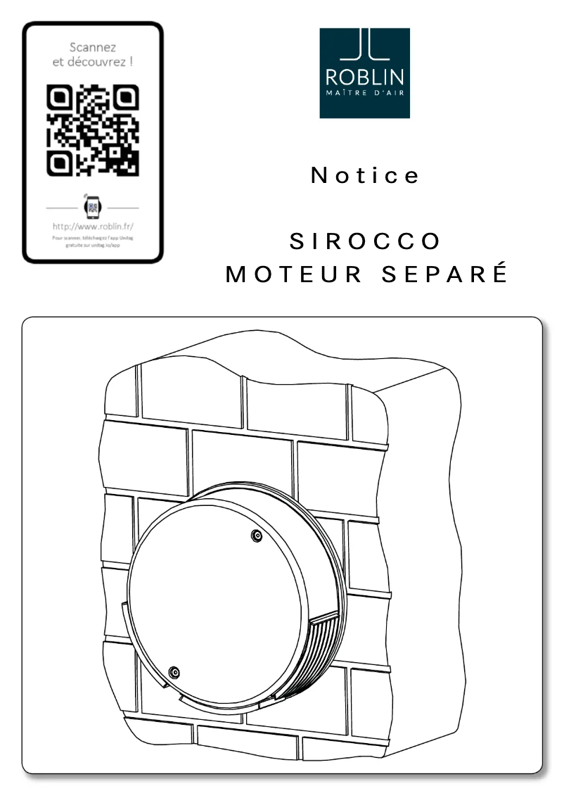 Page 1 of the manual User Manual Roblin Sirocco