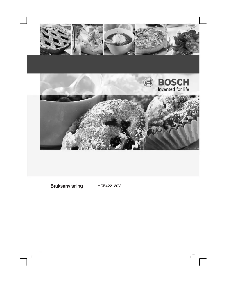 Page 1 of the manual User Manual Bosch HCE422120V