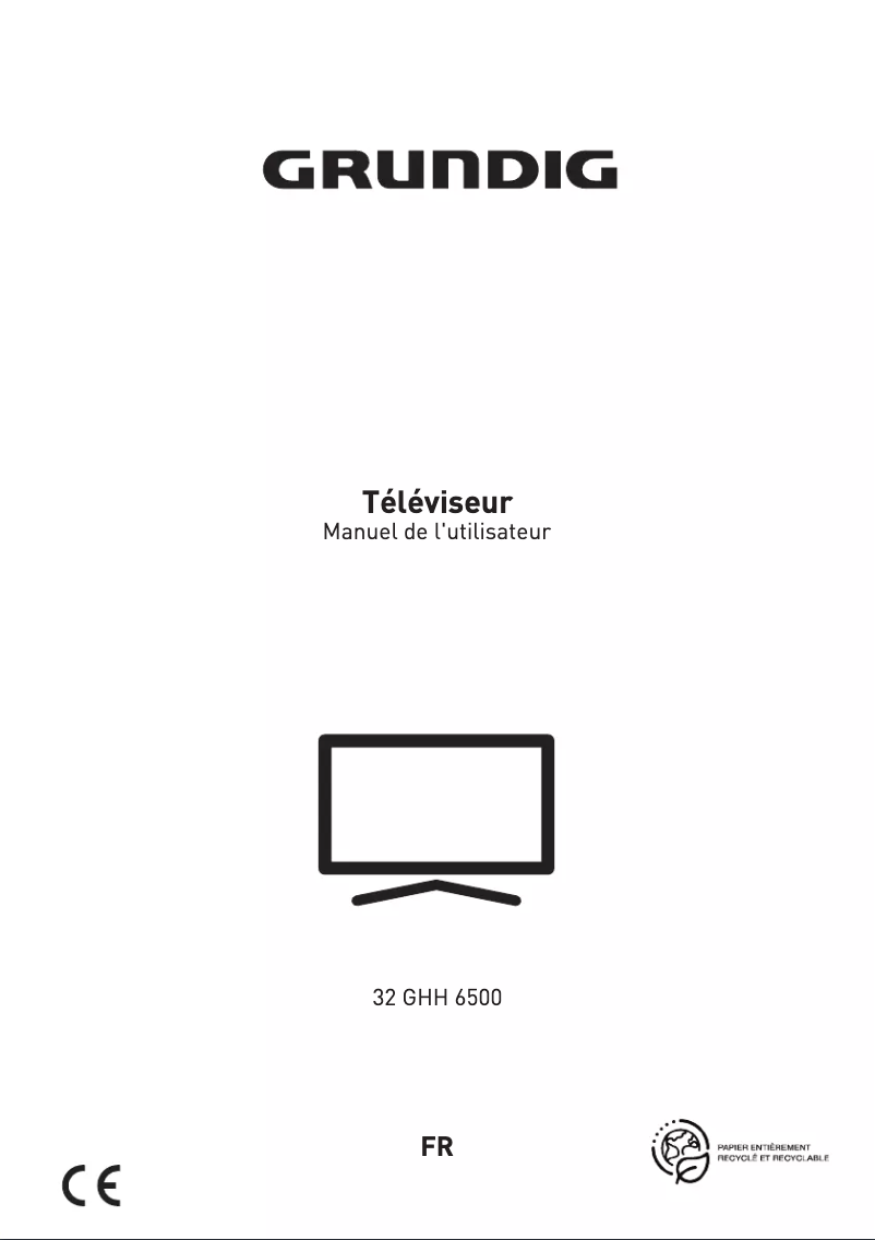 First page image of the manual for 32GHH6500