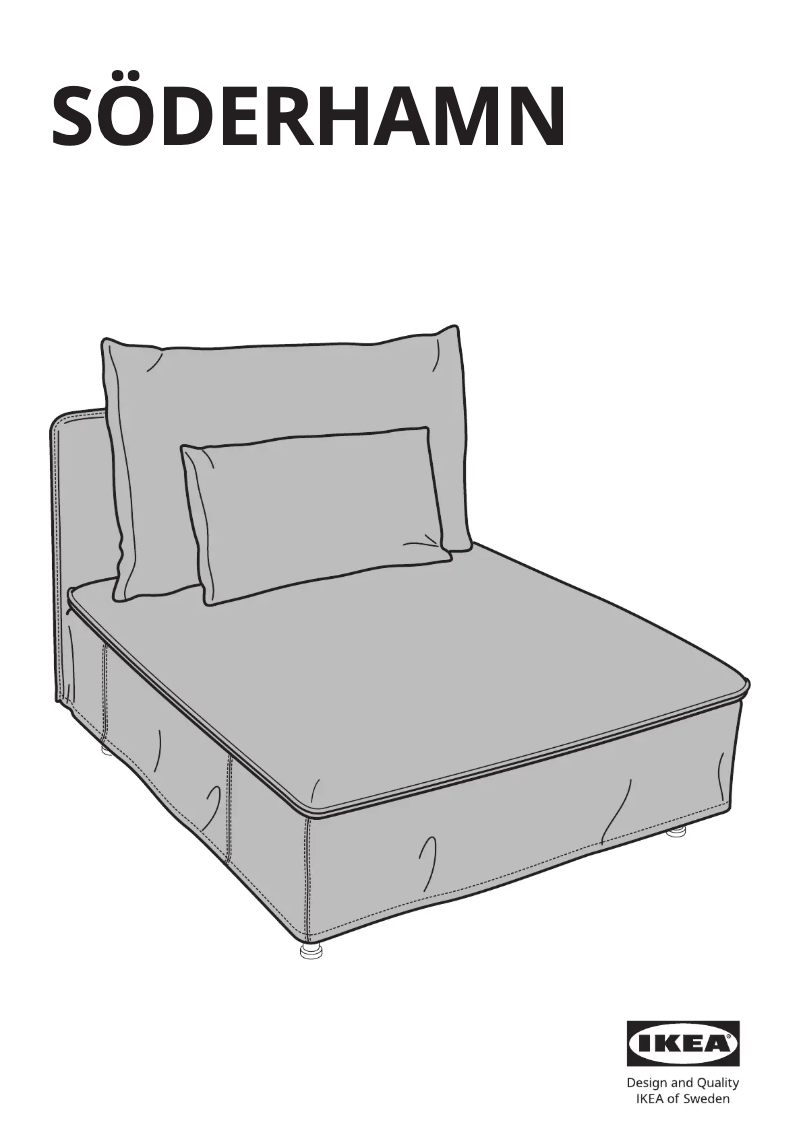 Page 1 of the manual User Manual Ikea SÖDERHAMN 505.190.66