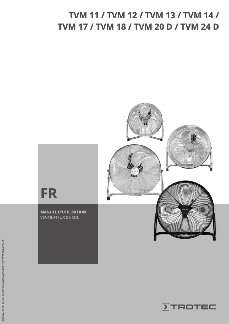 First page image of the manual for TVM 14