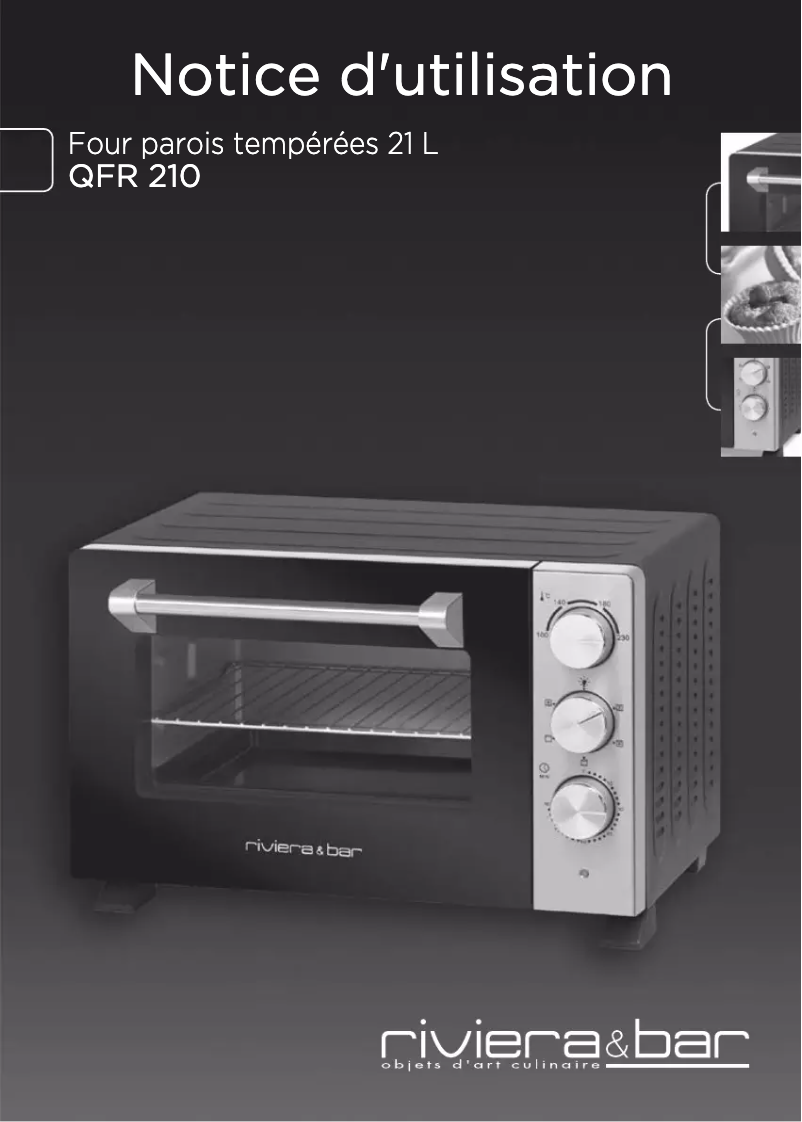 First page image of the manual for QFR210