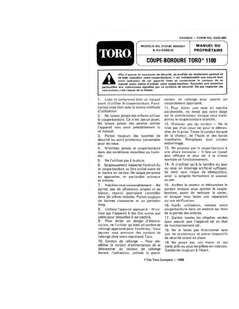 First page image of the manual for 51328