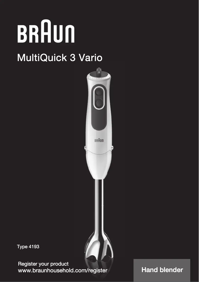 First page image of the manual for Multiquick 3