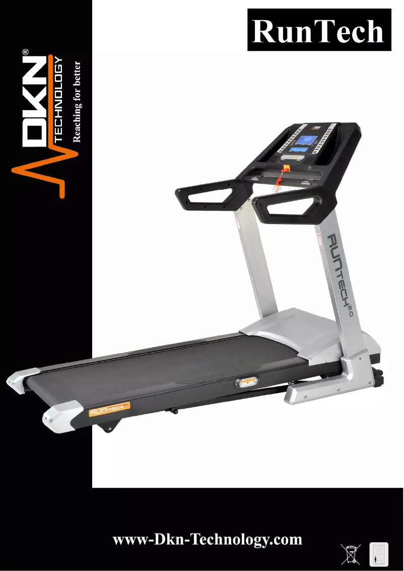 First page image of the manual for RunTech