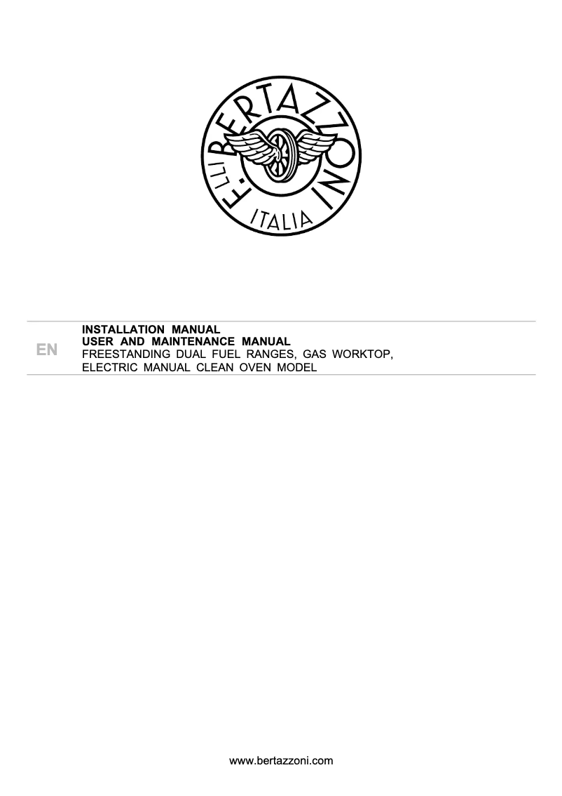 First page image of the manual for PRO365DFMXV